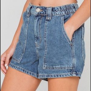 BDG denim skate shorts